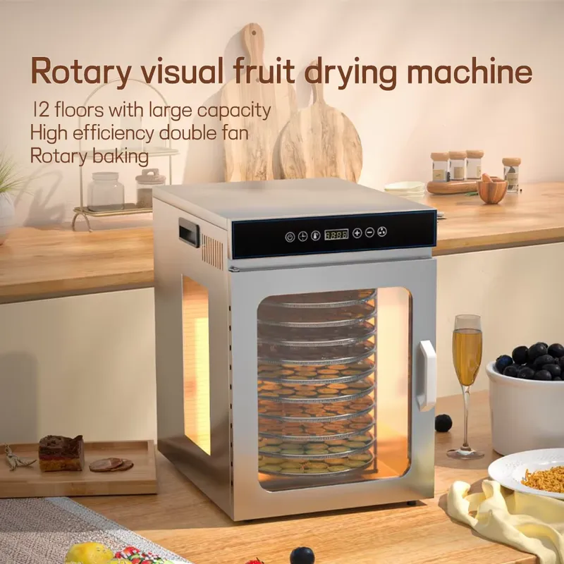Dehydrator Tray Electric - Desidratador Elétrico Rotativo de Alimentos com
