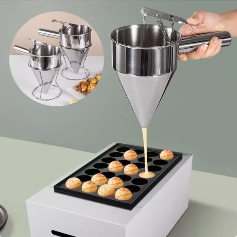 Kitchen Appliances Garage - Funil Dosador de Líquidos em Aço