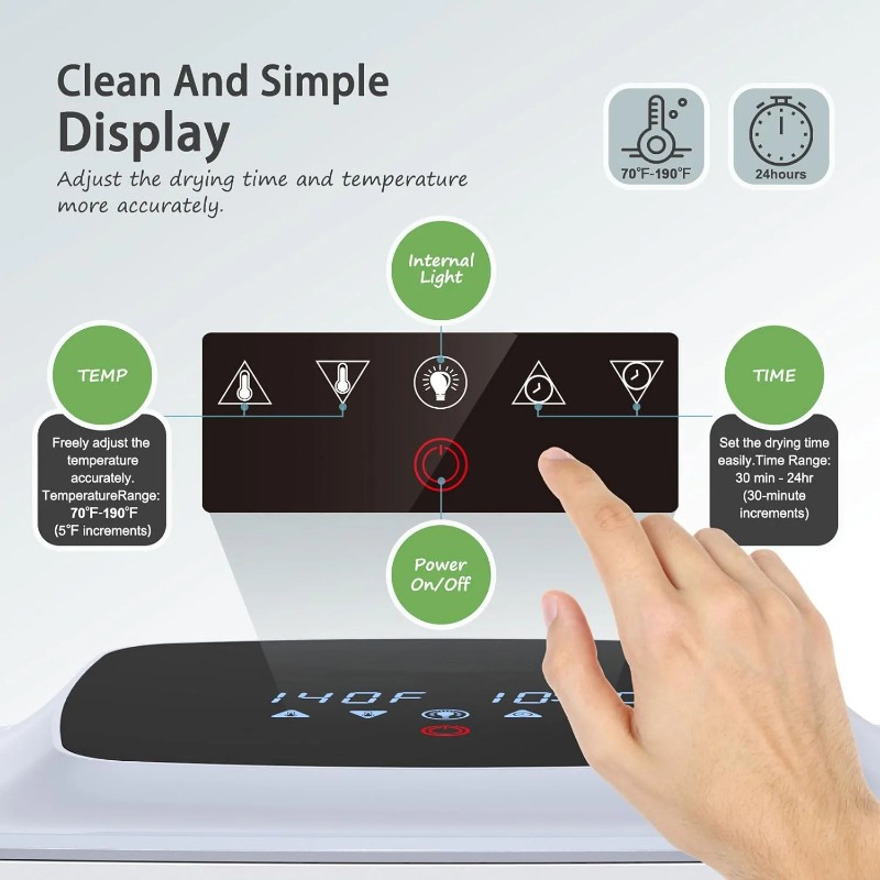 Desidratador digital de alimen - Dehydrator Tray Electric avaliação e preço