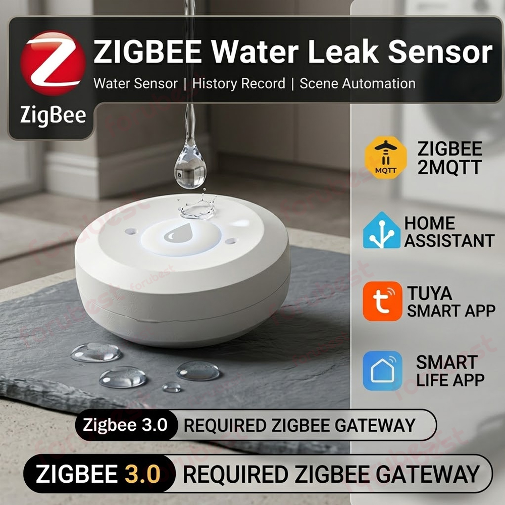 Sensor de Água Zigbee, Detecto - Kitchen Appliances Video avaliação e preço