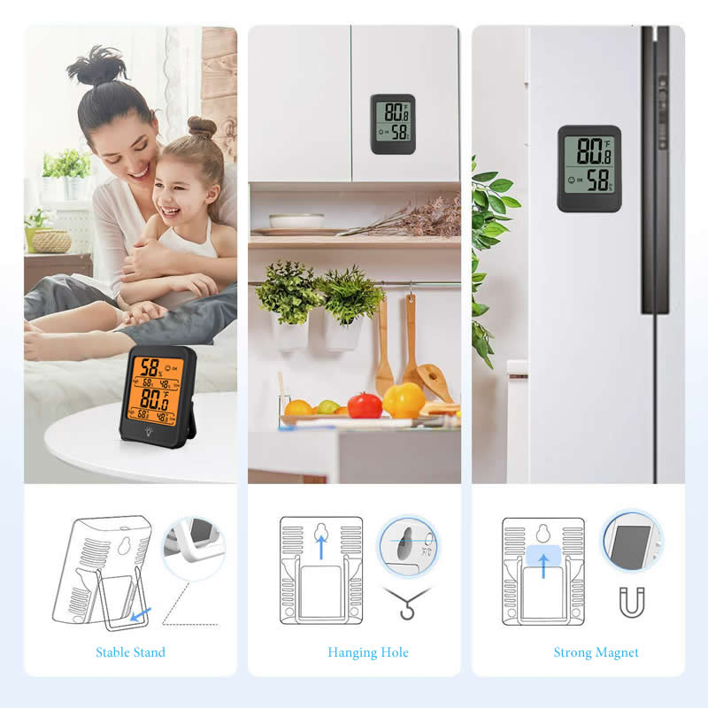 Medidor digital de umidade e t - Kitchen Appliances Video avaliação e preço