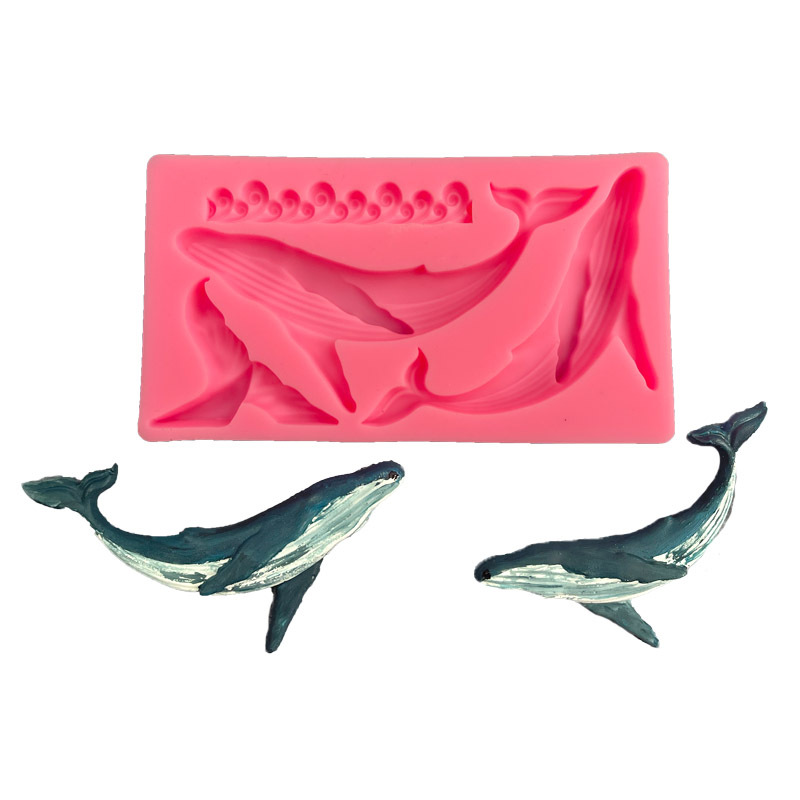 Diy baleia silicone molde ocea - Kitchen Appliances Garage avaliação e preço