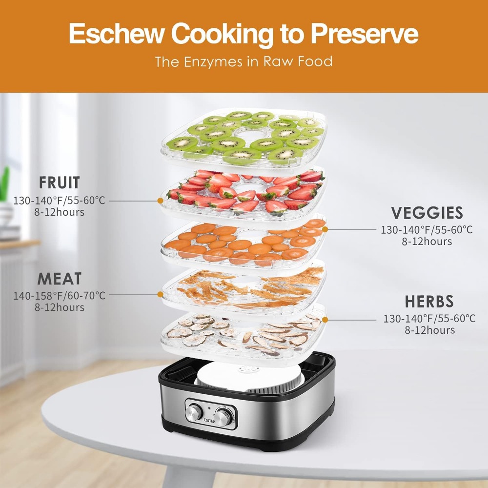 Desidratador Elétrico de Alime - Dehydrator Tray Electric avaliação e preço