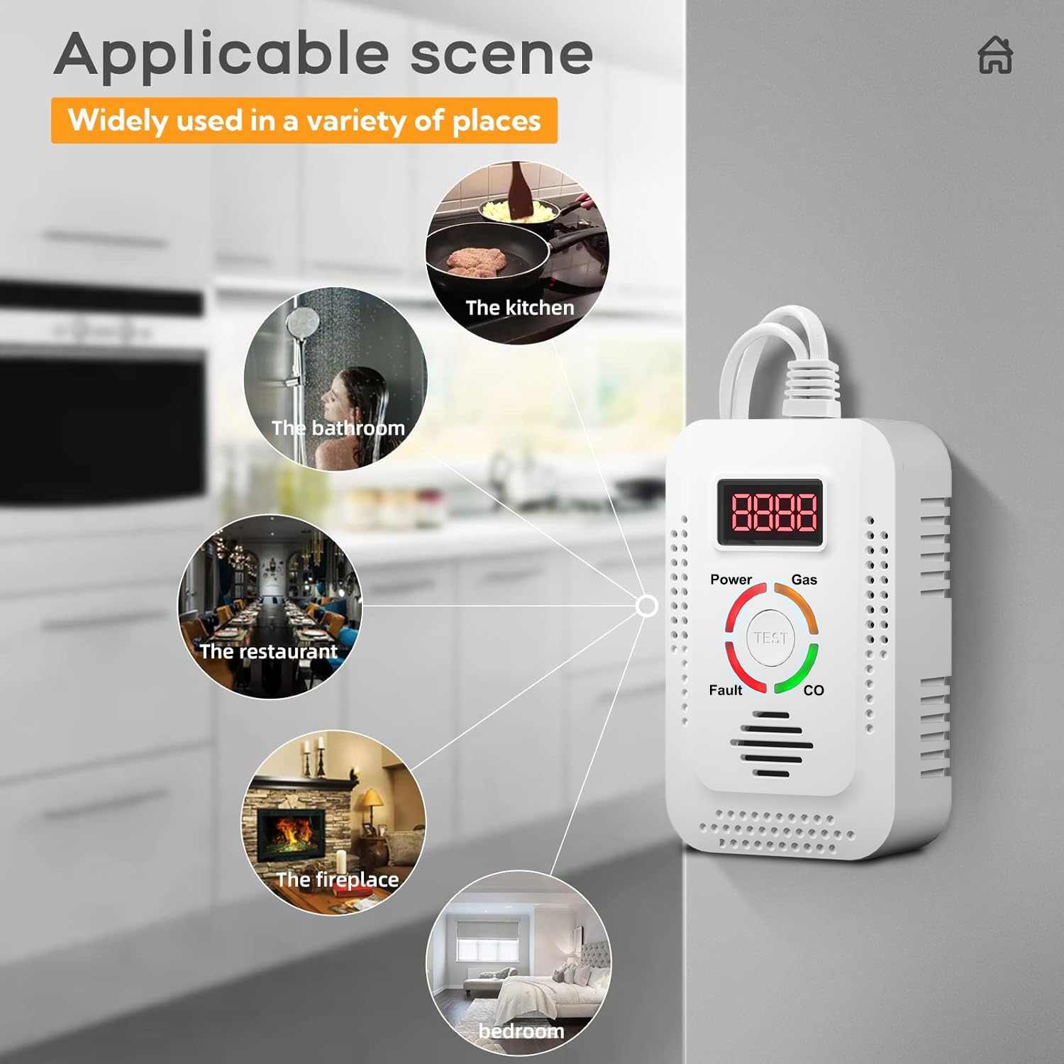 Detector de Gás Natural 2 em 1 - Kitchen Appliances Video avaliação e preço